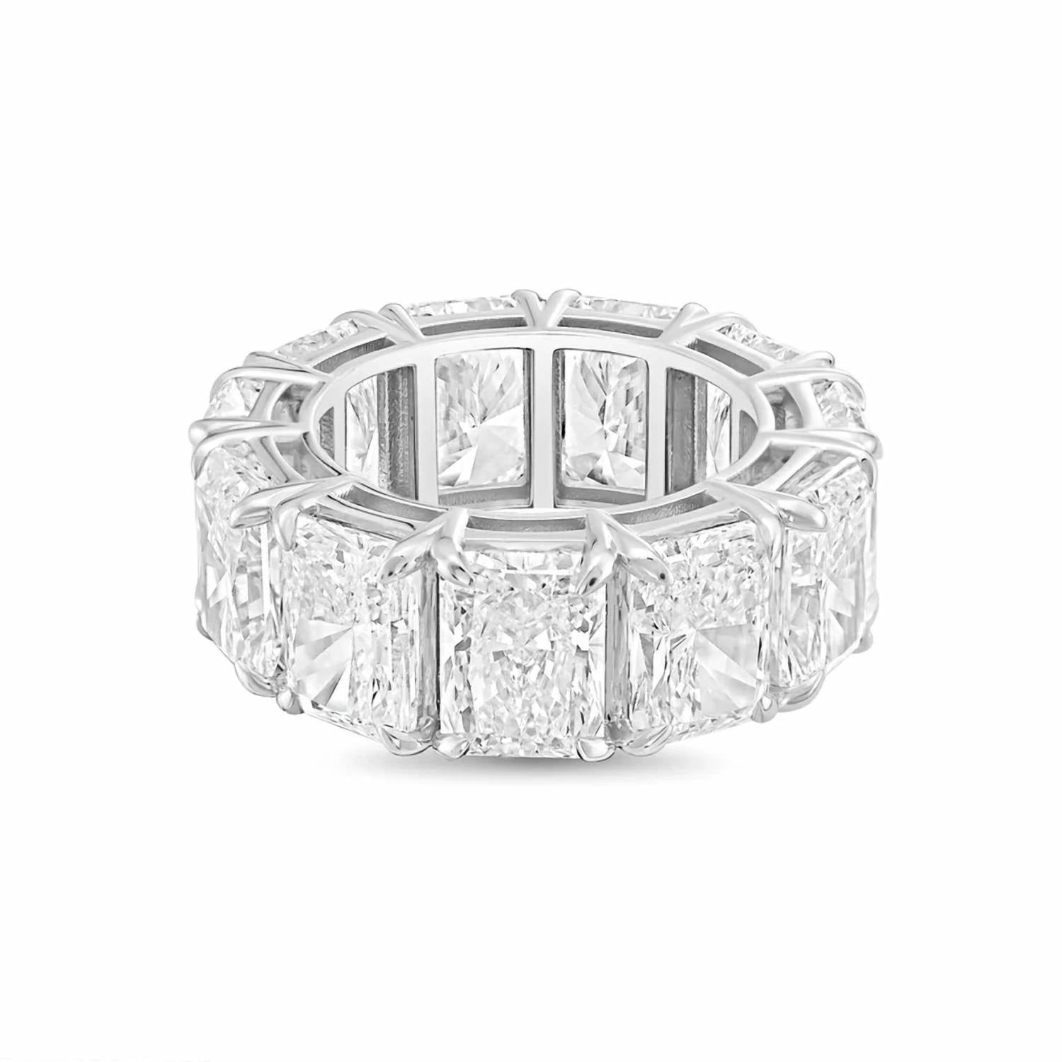 Diana M Jewels - Women's Radiant Lab-Grown Diamond Eternity Band (3.00 Ct) - Signature