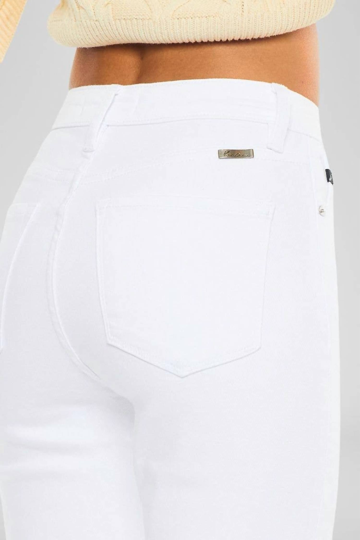 Kancan - Open Pack High Rise Slim Straight Jeans