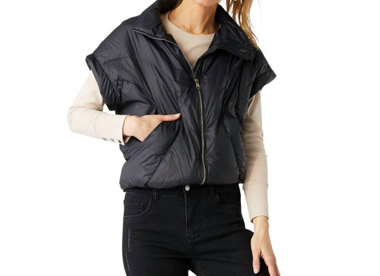Coco + Carmen - Brooke Cropped Puffer Vest