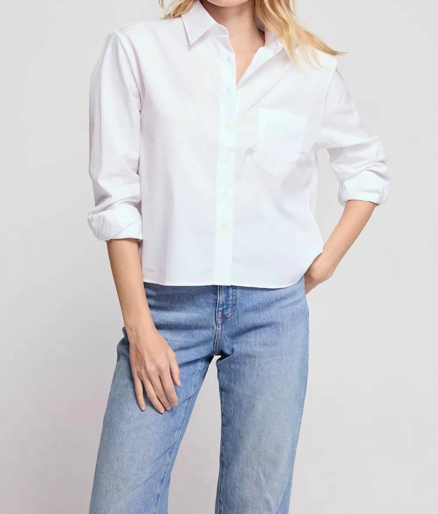 The Shirt - Long Sleeve Boxy Crop Top