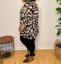 Umgee - Leopard Tiered Top