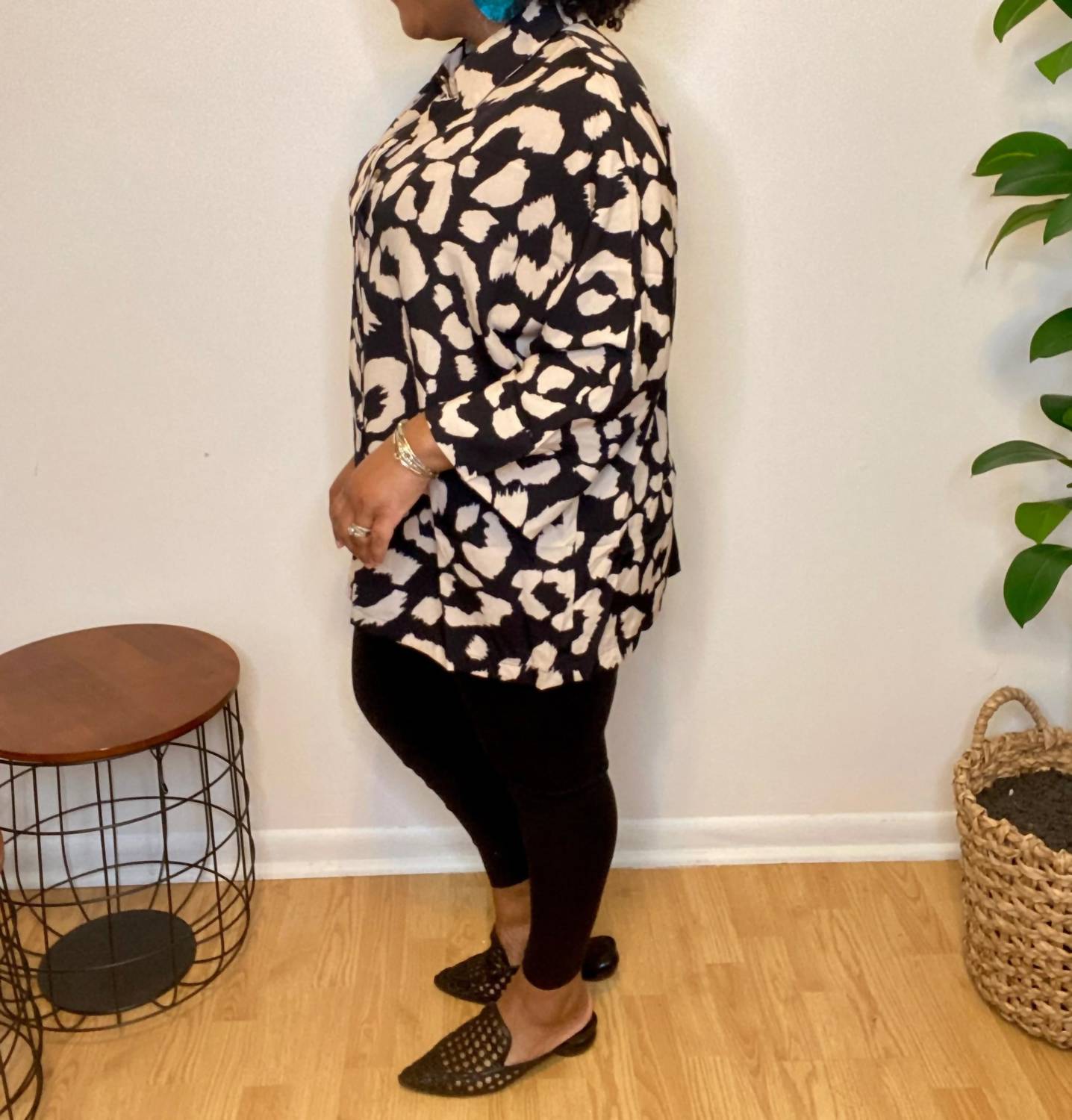 Umgee - Leopard Tiered Top