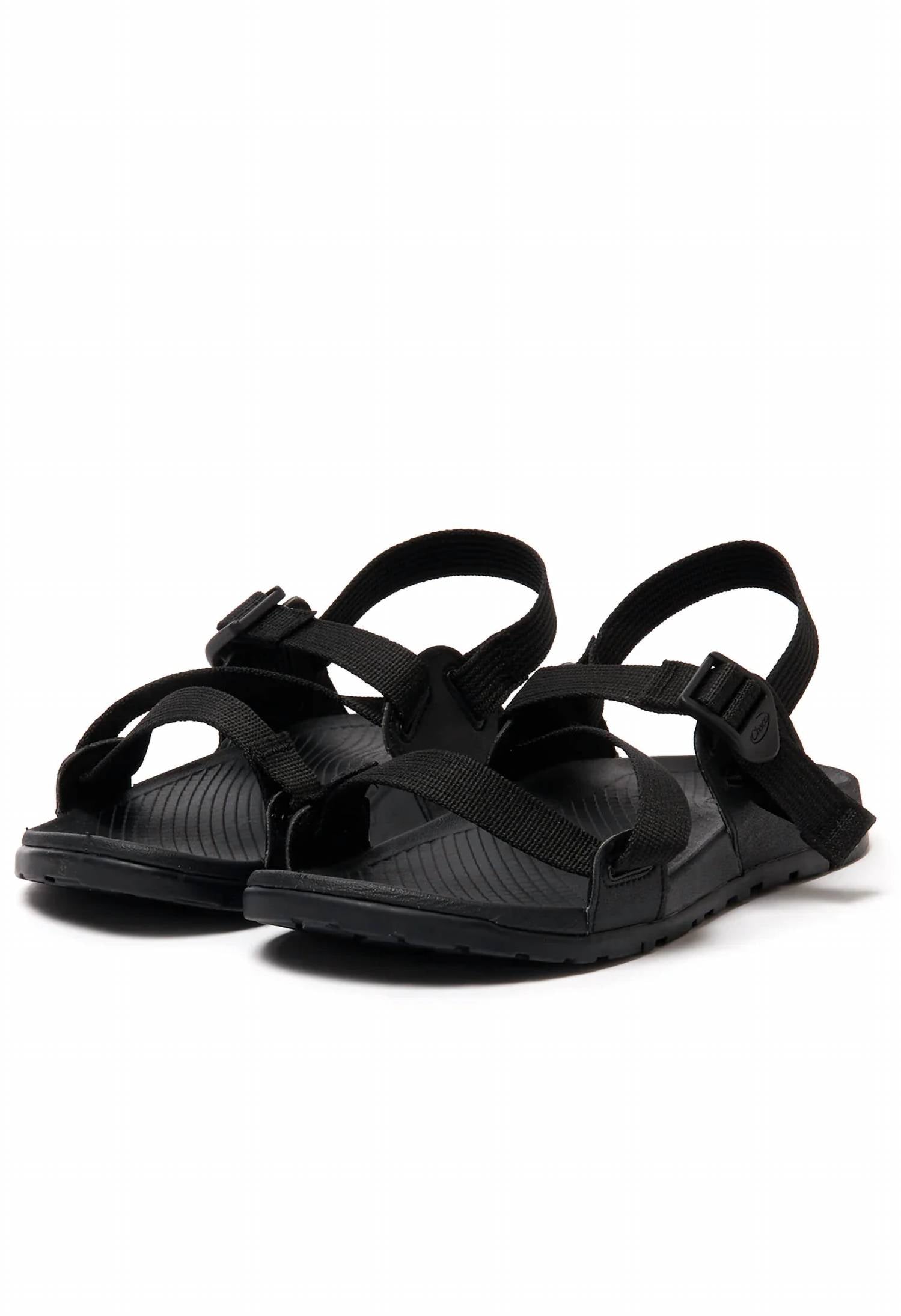 Chaco Women's Lowdown Sandal in black - women's sandal - detail view