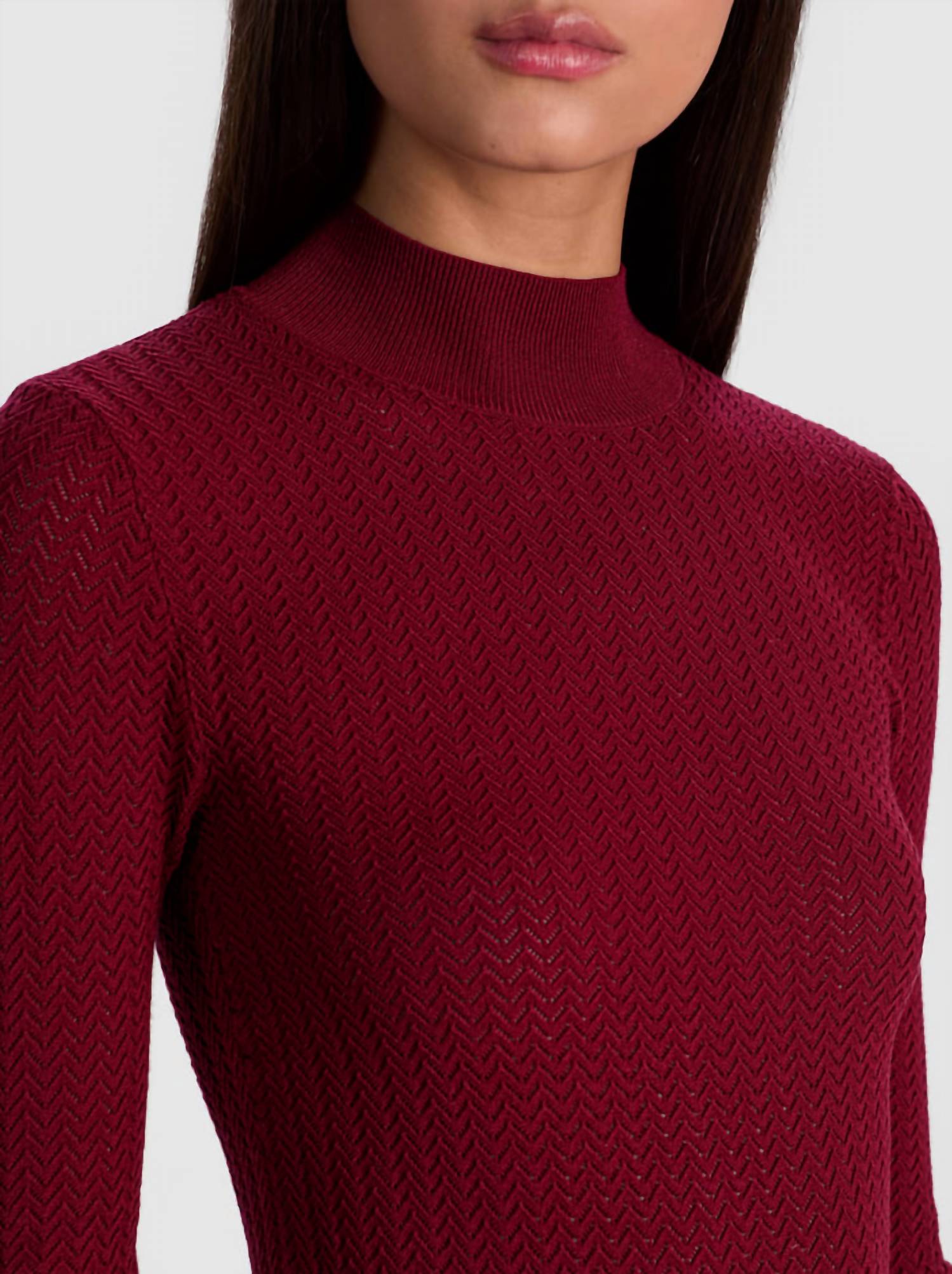 Alice + Olivia - Barbara Long Sleeve Pullover Sweater