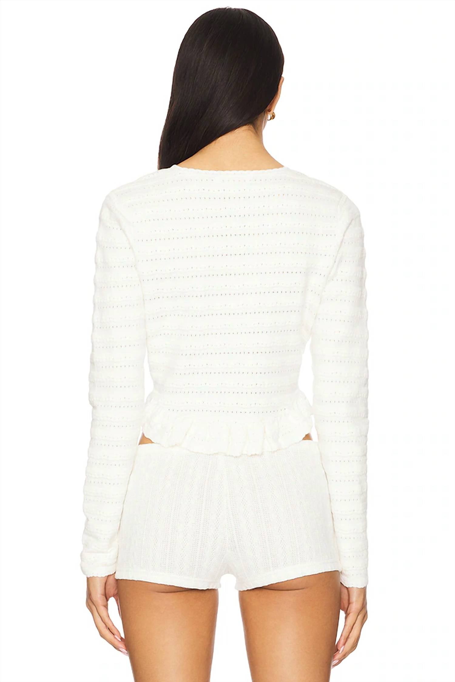 Loveshackfancy - Rogan Ponte Knit Cardigan