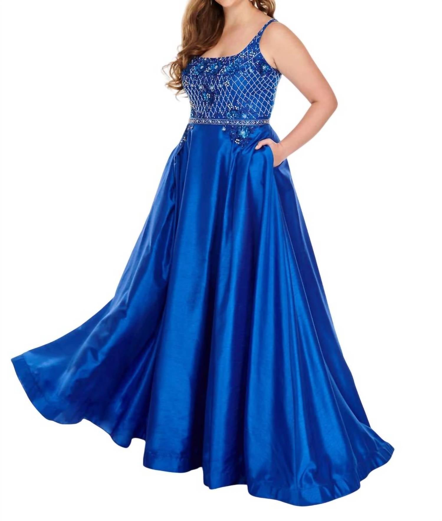 Rachel Allan - Criss-cross Gown