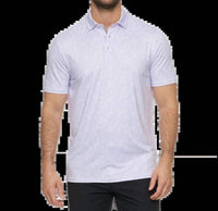 Flags & Anthem - Atmore Short Sleeve Wave Print Performance Polo