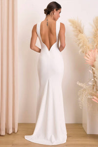 Lulus - Women's Va Va Voom Backless Sleeveless Mermaid Maxi Dress