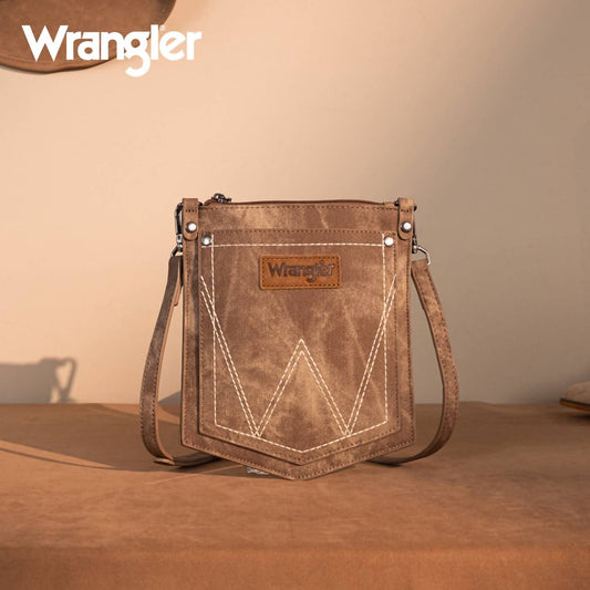 Wrangler - W Stitch Water Repellent Denim Pocket Crossbody Bag