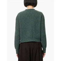 Twp - Cropped Ribbed Cashmere Cardigan