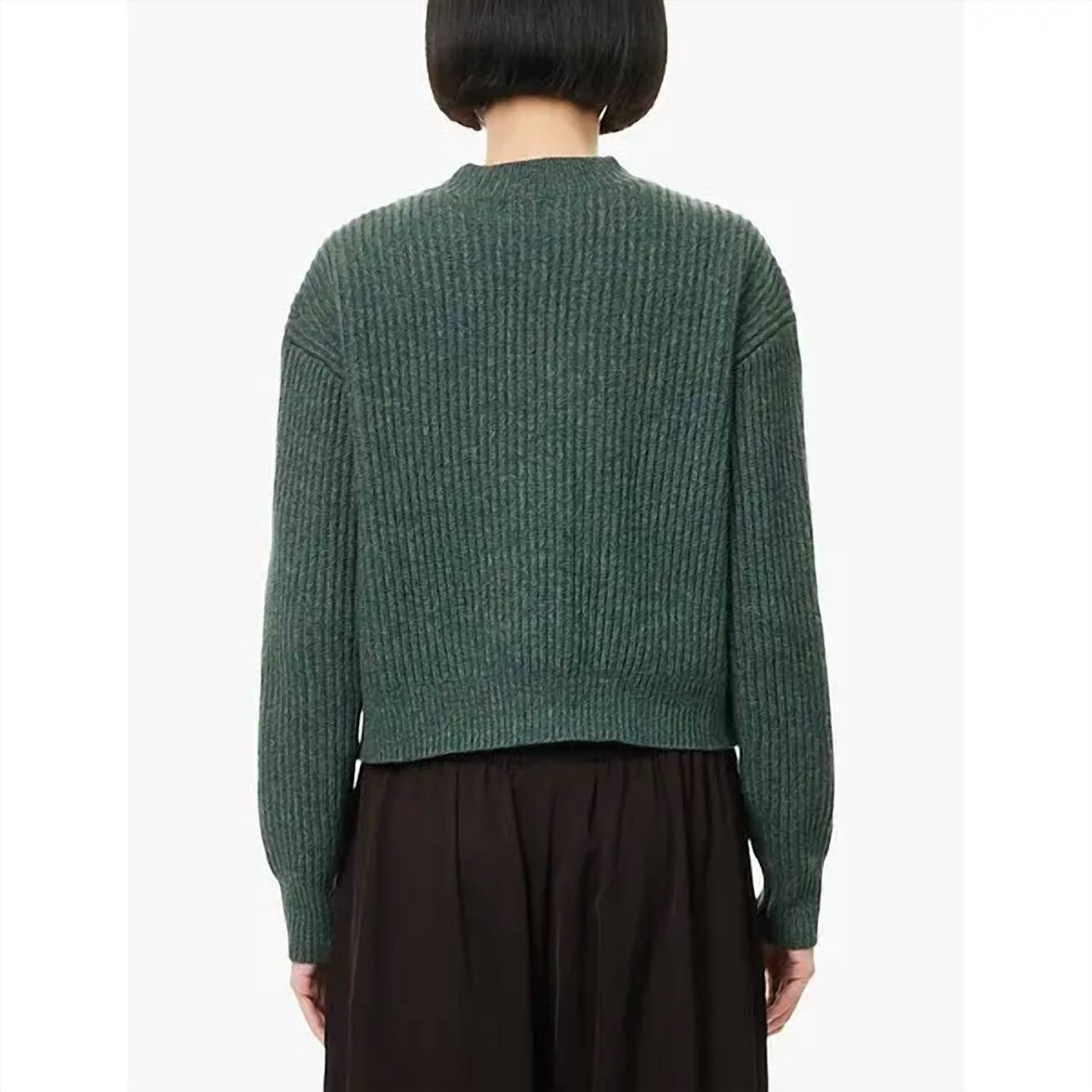 Twp - Cropped Ribbed Cashmere Cardigan