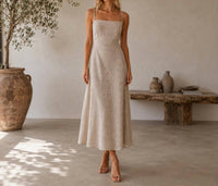 Mystery Resort - Paloma Tie-back Midi Dress