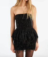 Rotate - Sequined Mini Skirt