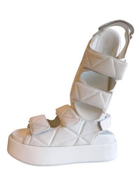 J/Slides - Women's Yolanda Quilted Platform Sandals