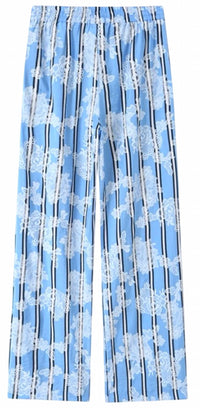 Sundayup - Women's Striped Wide Leg Pant