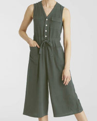 Coco + Carmen - Novella Sleeveless Linen Romper