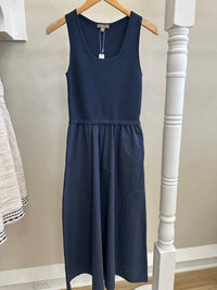 Lilla P - Women's Mixed Media Scoop Dress