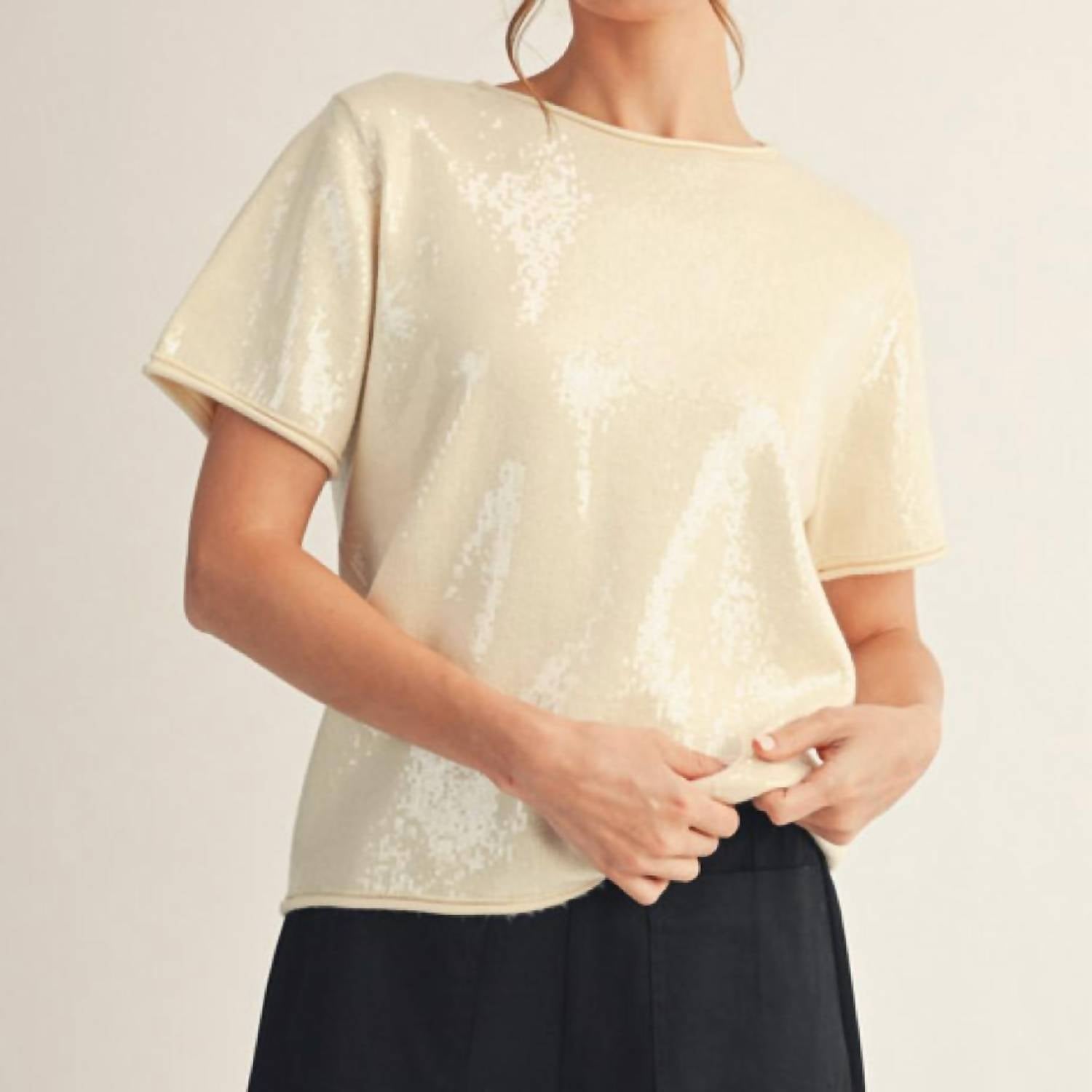 Jodifl - All over Mini Sequin Top