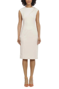Maggy London - Sleeveless Twisted Knot Midi Dress