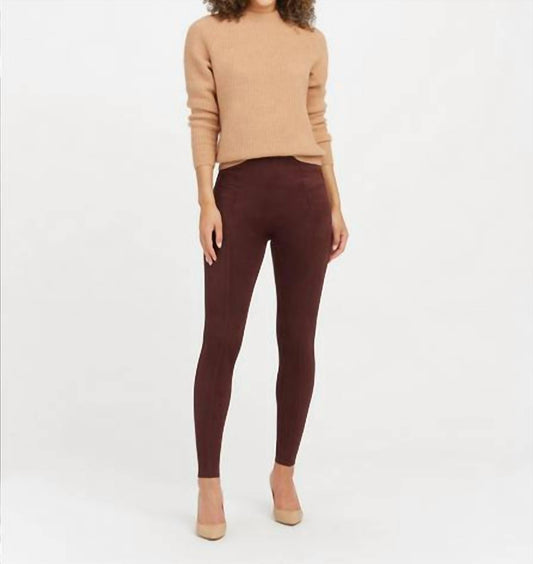 Faux Suede Leggings