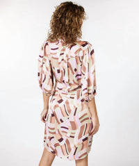 Esqualo - Gena Geometric Overlay Dress