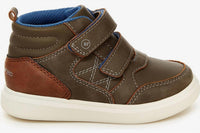 Stride Rite Little Kid's Cedric Sneaker in brown - kids' sneaker - detail view