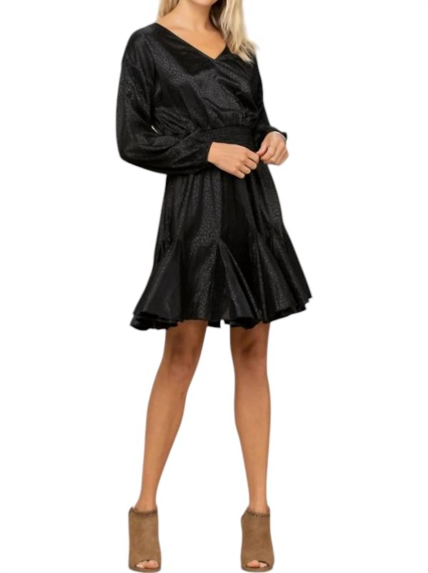 Oddi - See Us Together Satin Dress