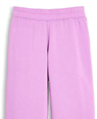 Katie J NYC Girl's Dylan Wide Leg Sweatpant in peony - women's pants - detail view