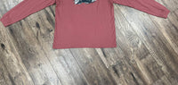 Southern Shirt Company vintage voyager tee LS in red river - men's long sleeve top