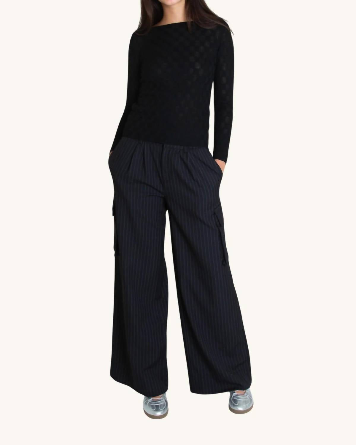Find Me Now - Archie Pinstripe Pants