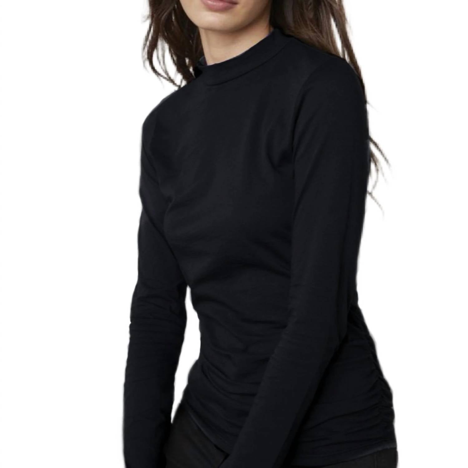 Velvet By Graham & Spencer - Alana Mock Neck Tee
