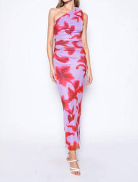 Fore Collection - One Shoulder Scarf Maxi Dress