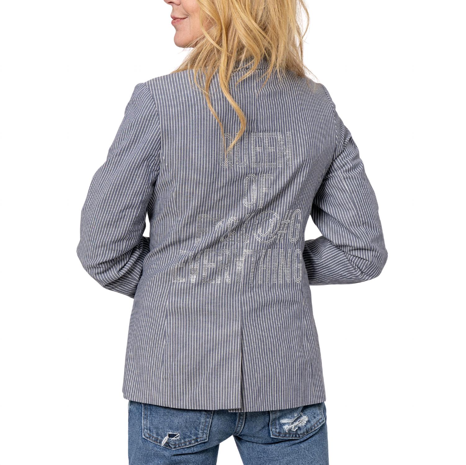 Hipchik - Women's Queen Of Blazer Pinstripe