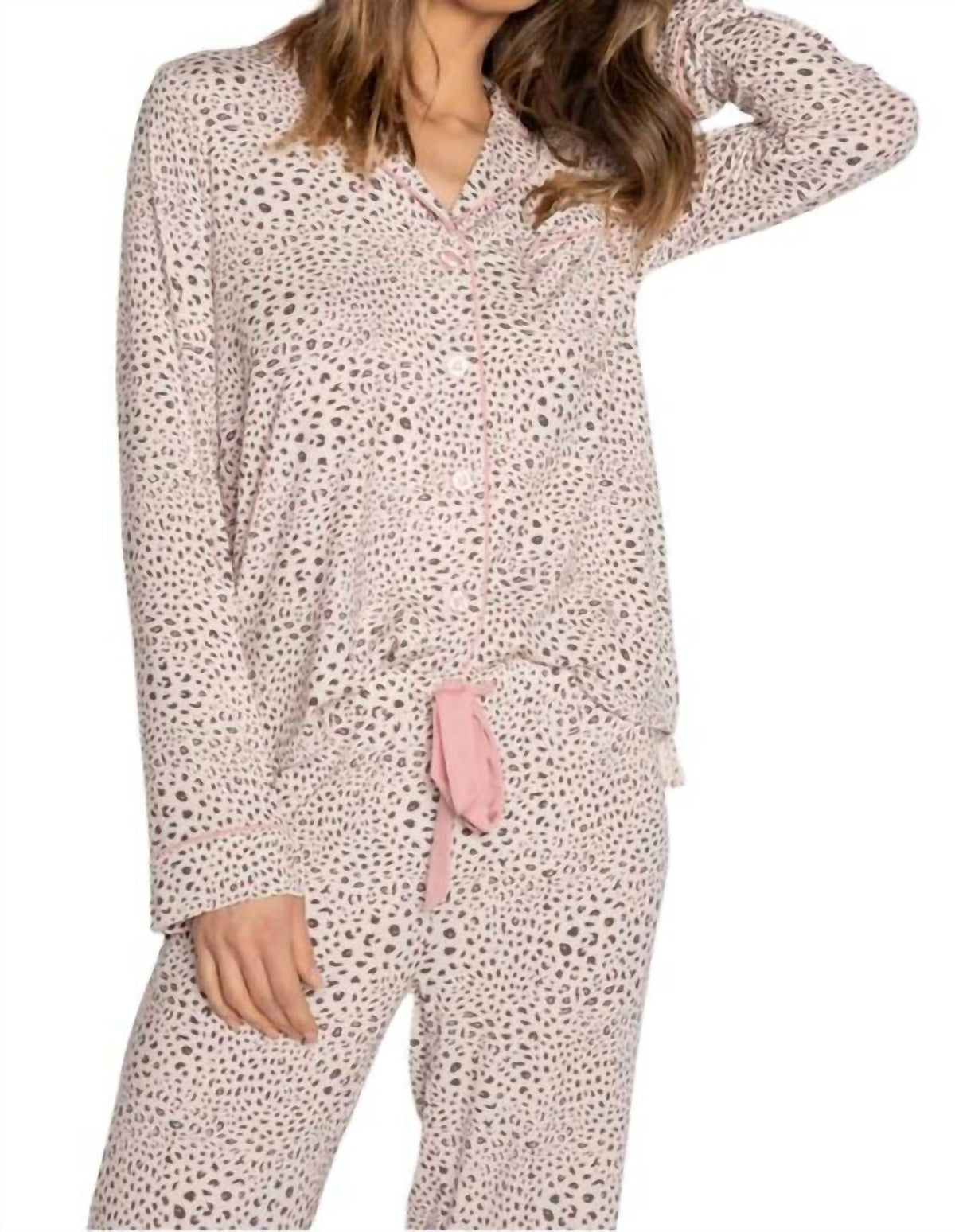 Pj Salvage - Modal Dreams Leopard Print 3-Piece PJ Set
