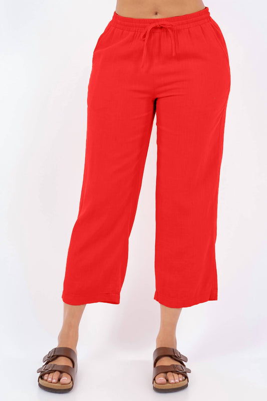Paparazzi - Linen Crop Pant