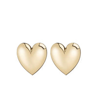 ACCESSORY CONCIERGE Women's Puff Heart Earrings in gold - women's jewelry