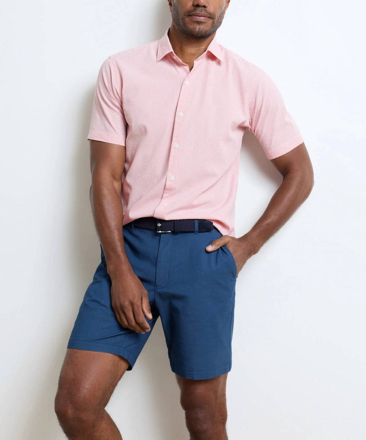 Peter Millar - Coastal Stripe Cotton Lyocell Sport Shirt