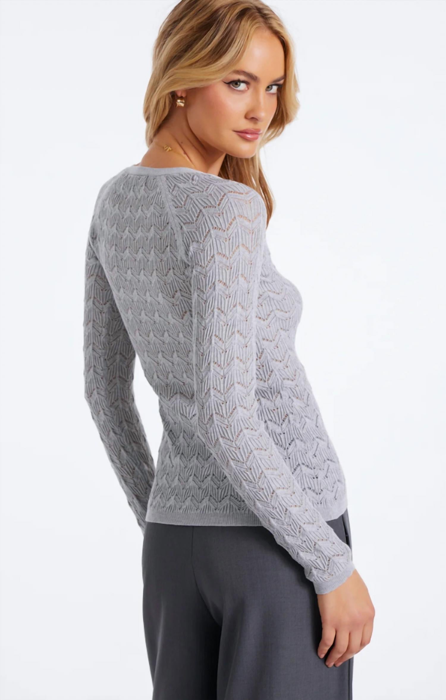 Bishop + Young - Bijou Pointelle Cardigan