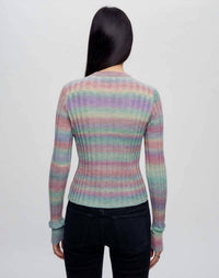 Re/Done - Poor Boy Rib Slim Cardigan