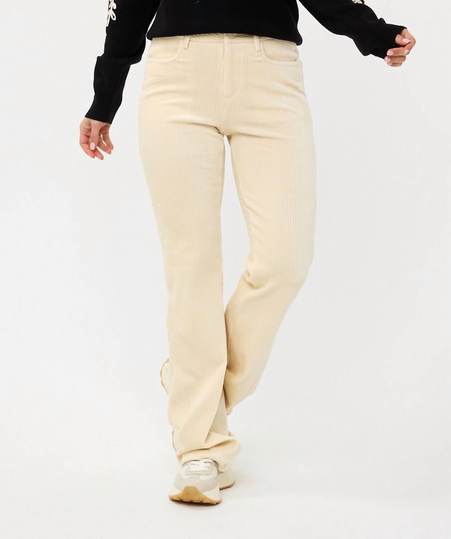 Esqualo - Rib Flare Trousers