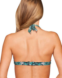 Zali - Plunge Triangle Halter Bikini Top