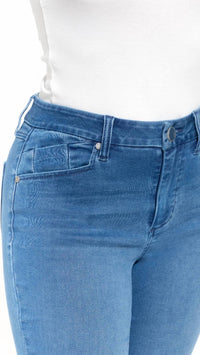 1822 Denim - Mid Rise Better Butter Full Length Slim Bootcut Jeans
