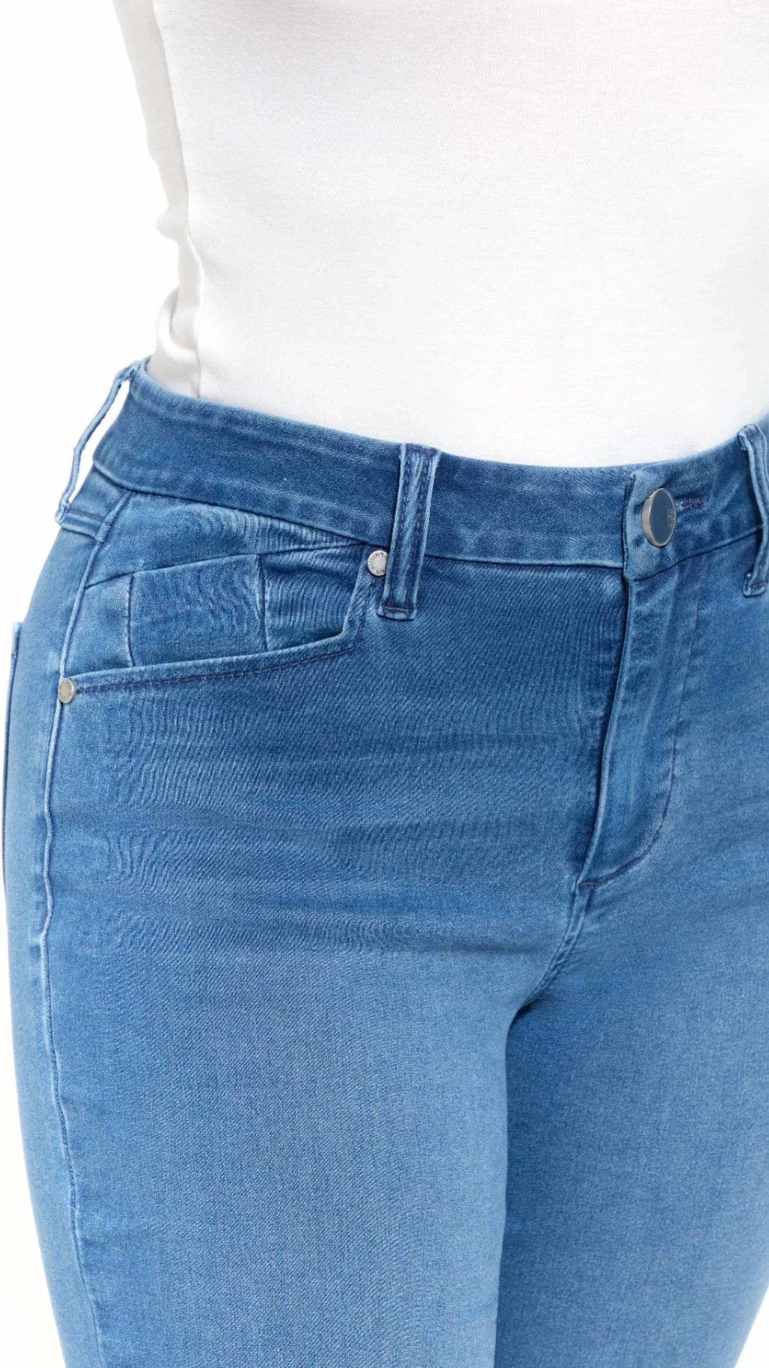 1822 Denim - Mid Rise Better Butter Full Length Slim Bootcut Jeans