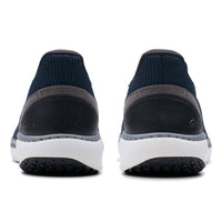 Clarks Men's Pro Free Sneaker in navy knit - men's sneaker - alternate view