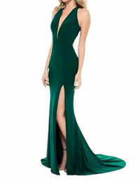 Sherri Hill - Halter Sheath Evening Gown
