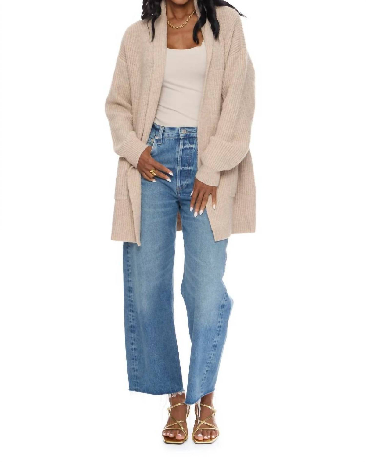 Velvet Heart - Women's Sweater Cardigan With Tie