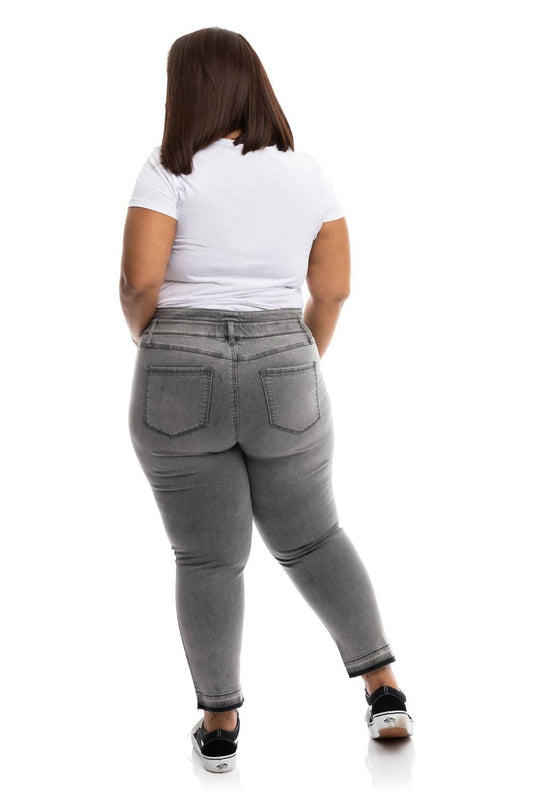 1822 Denim - Plus Size Relaxed Jean W/ Release Hem