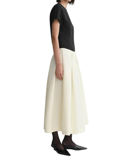 Toteme - Wool Silk Twinflower Skirt