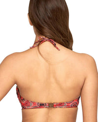 Jets By Jessika Allen - Halter Tie Bandeau Bikini Top