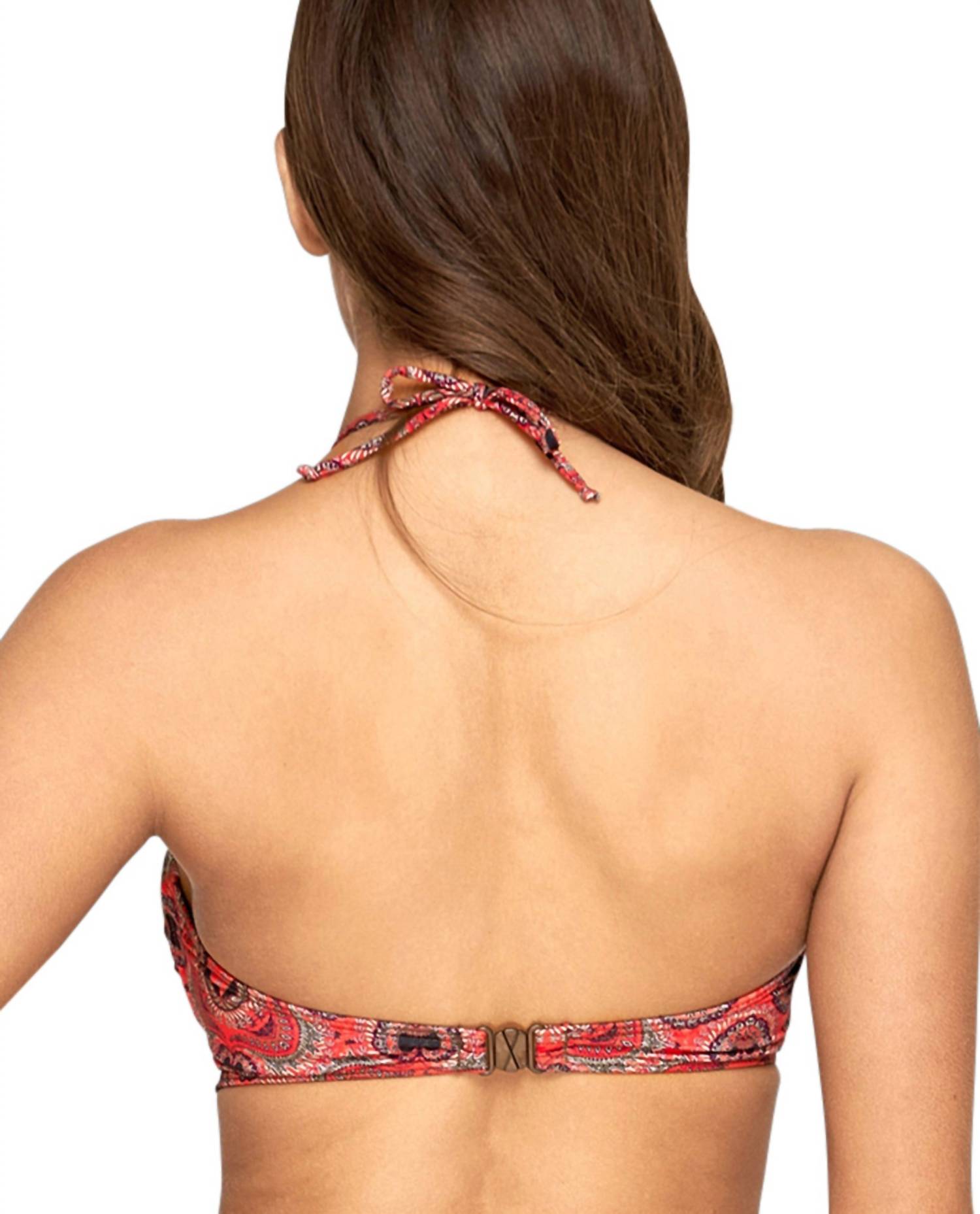 Jets By Jessika Allen - Halter Tie Bandeau Bikini Top